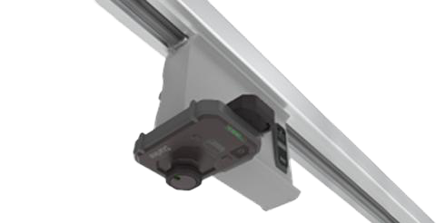 Starline's Remote Plug-In Actuator, attached to a track busway.