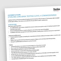 Starline Load Bank Testing